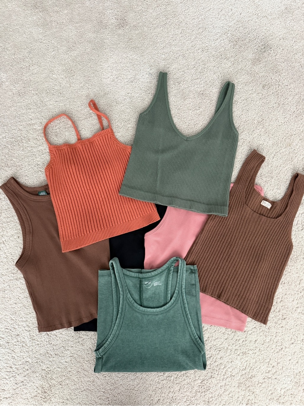 Bundle of 7 tank tops- Size Small Assorted brands